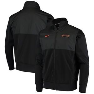 NWT SF Giants Nike Black Full-Zip Track Jacket